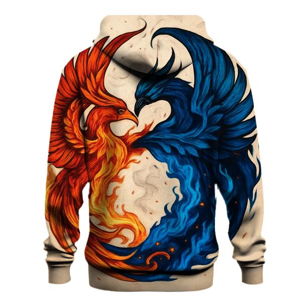 Phoenix Twin Ouroboros pullover hoodies