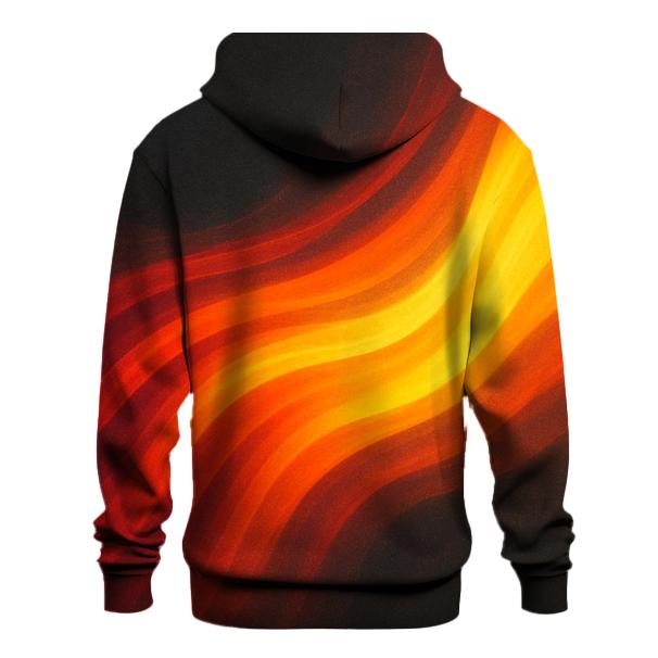 Solar Flare Gradient Waves hoodie trends