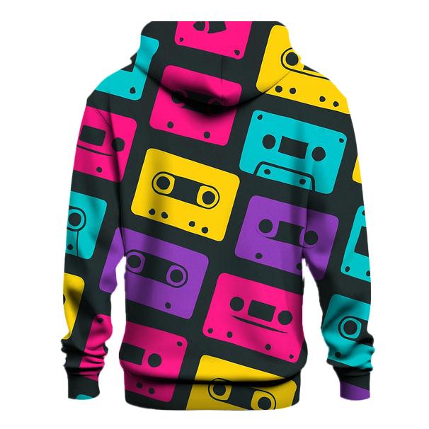 Cassette Neon Mosaic hoodie styles