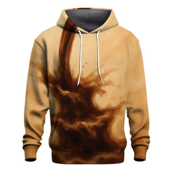 Sepia Pour Cascade graphic hoodies