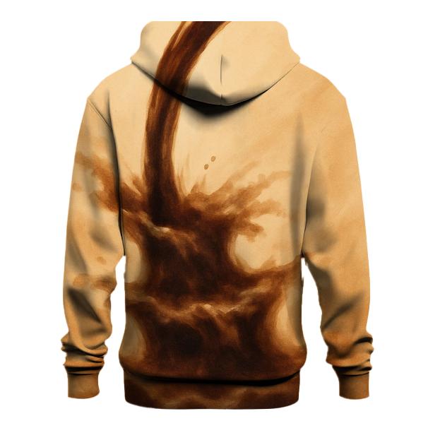 Sepia Pour Cascade graphic hoodies