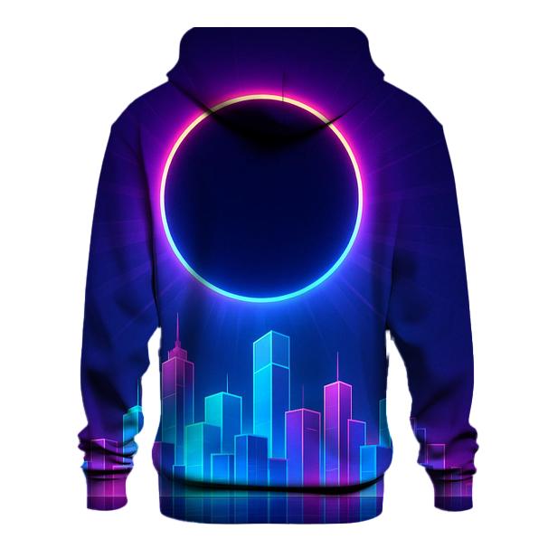 Holographic City Eclipse heavyweight hoodies