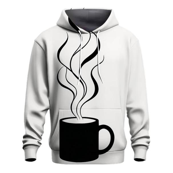 Steam Ribbon Silhouette designer hoodies