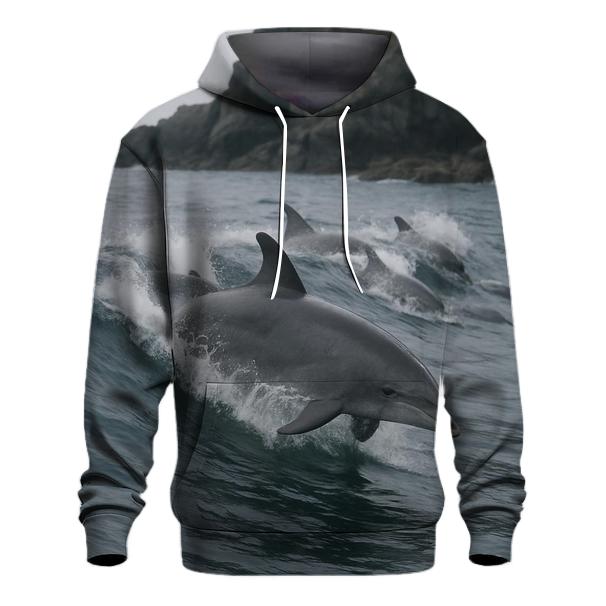 Rocky Shoal Surge Bottlenose Dolphins zip-up hoodies