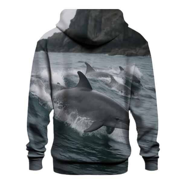 Rocky Shoal Surge Bottlenose Dolphins zip-up hoodies