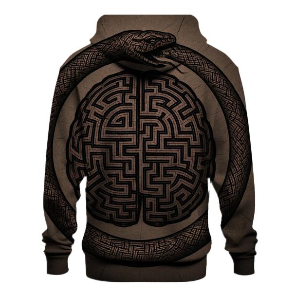 Labyrinth Mind Ouroboros pullover hoodies