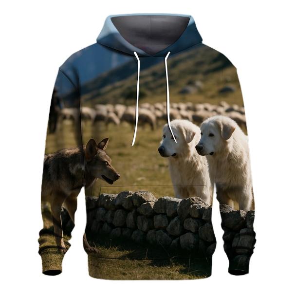 Livestock Guard Dogs Standoff lightweight hoodies