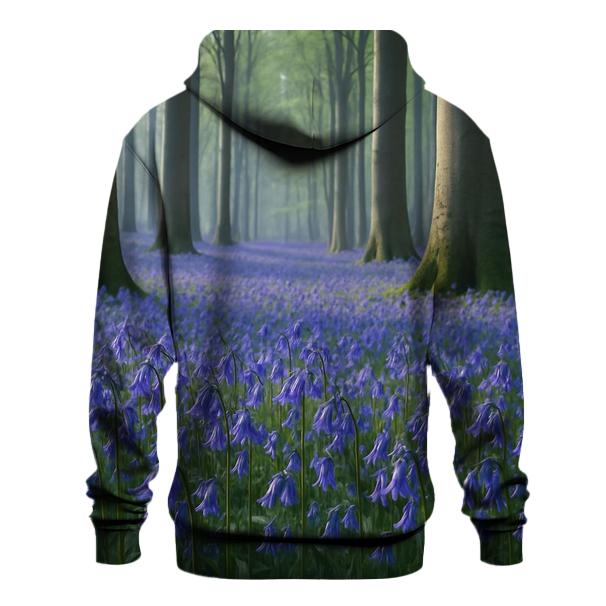 Bluebells In An Ancient Beechwood embroidered hoodies