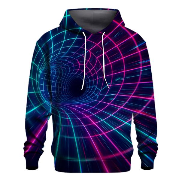 Time Warp Grid Corridor hoodie styles
