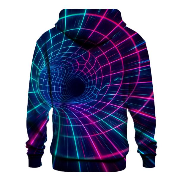 Time Warp Grid Corridor hoodie styles