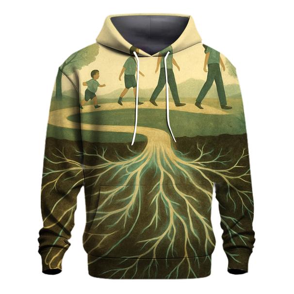 Roots Of Her Love Beneath Every Step I Take premium hoodies