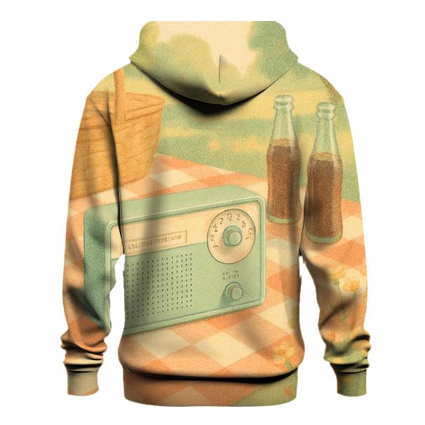 Retro Picnic Radio Afternoon hoodies fashion