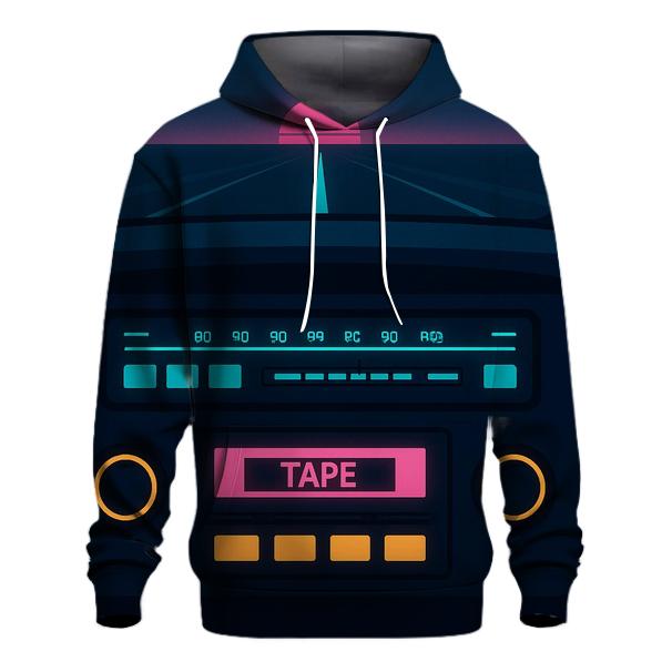 Neon Night Drive Radio custom hoodies