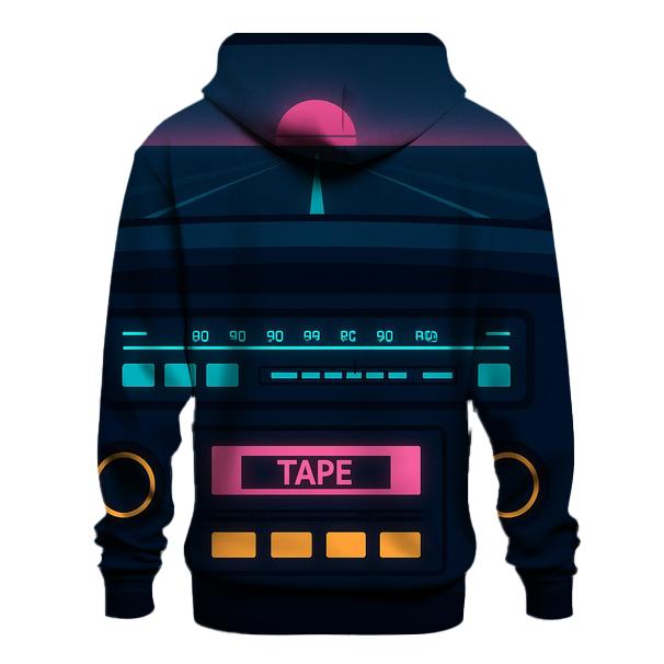 Neon Night Drive Radio custom hoodies
