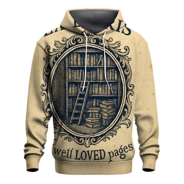 Antique Bookshop Ex Libris Label lightweight hoodies