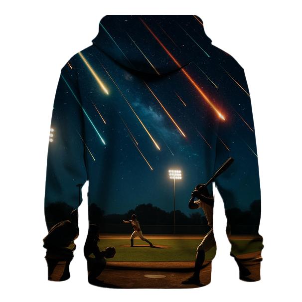 Meteor Shower Baseball Night hoodies fashion
