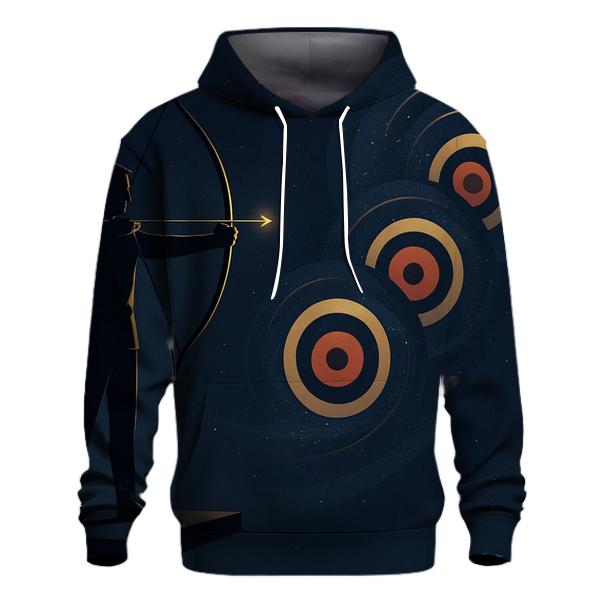 Cosmic Archery Range printed hoodies