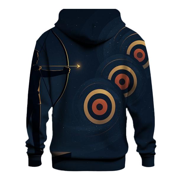 Cosmic Archery Range printed hoodies