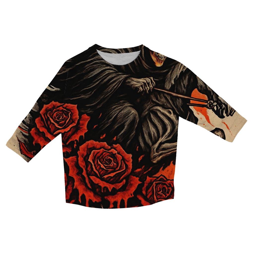 Blood Rose Revenant Rider stylish quarter sleeve tops