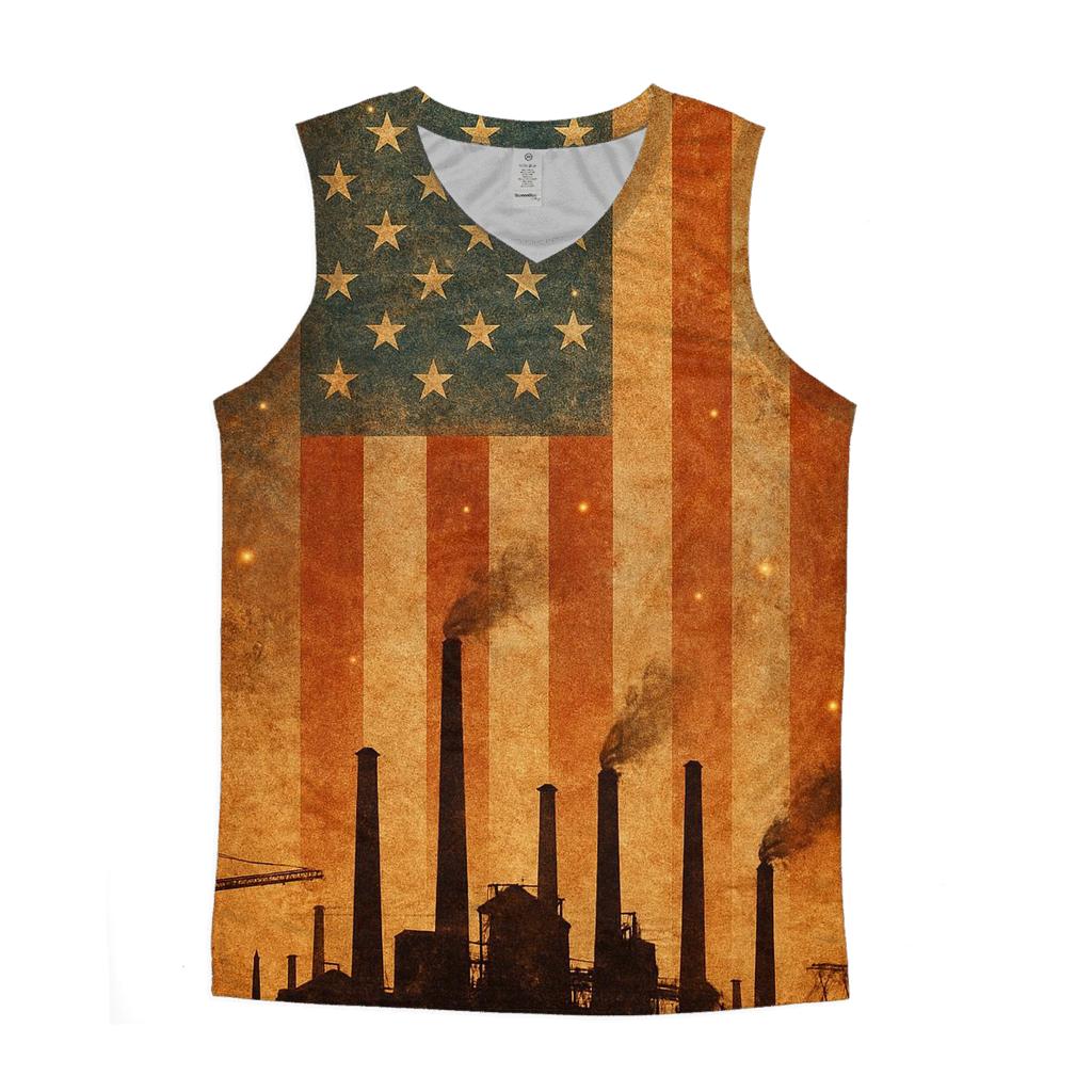 Rustbelt Stars Ascend cotton sleeveless tops