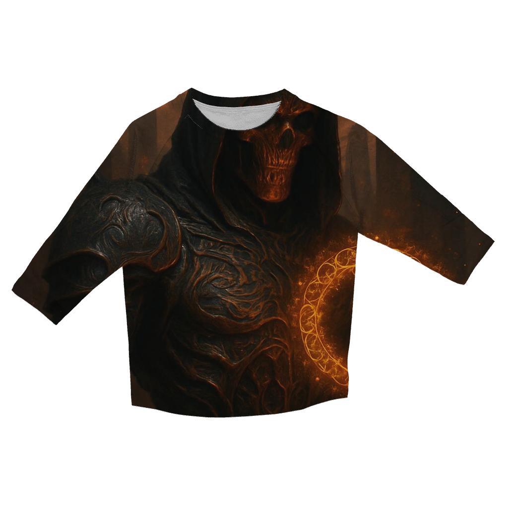 Harbinger With The Burning Sigils designer 3/4 sleeve blouses
