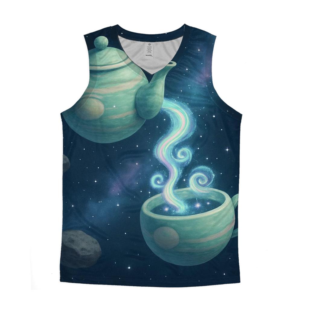 Cosmic Tea Ceremony trendy fitted tank tops