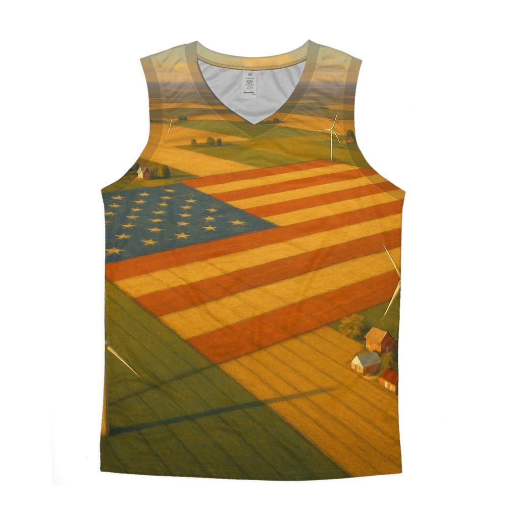 Heartland Harvest Stripes custom tank tops
