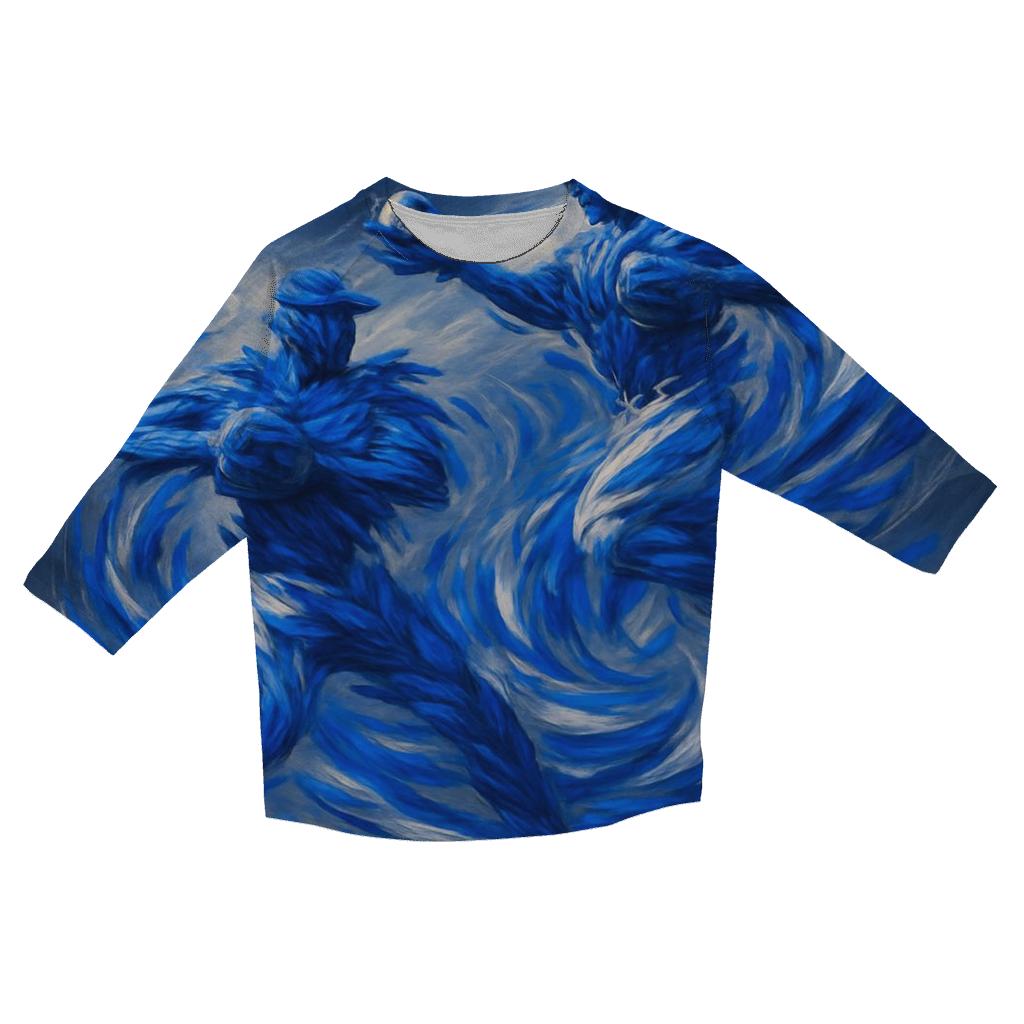 Featherstorm Double Play Blue Jays Motion personalized 3/4 sleeve tees