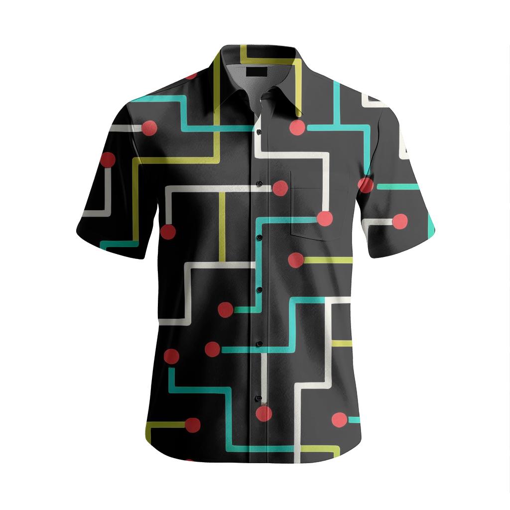 Stellar Circuit Board Geometrics premium embroidered apparel