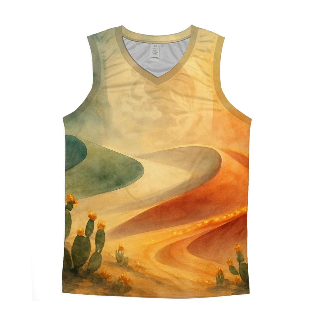 Mexican Flag Desert Bloom Mirage custom tank tops