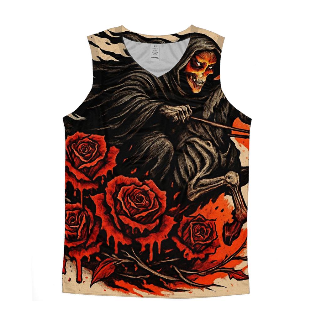 Blood Rose Revenant Rider designer workout tanks