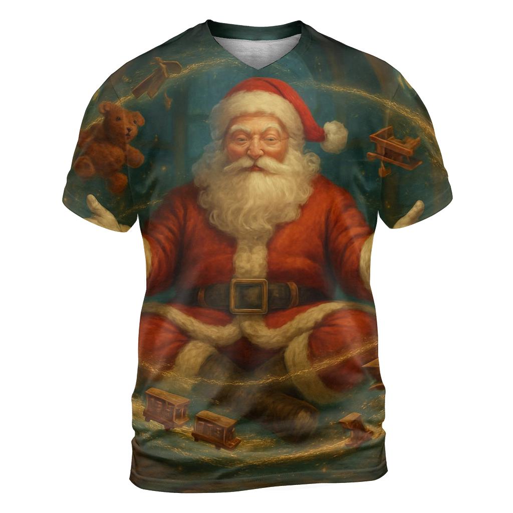 Workshop Dreamscape Santa statement graphic shirts