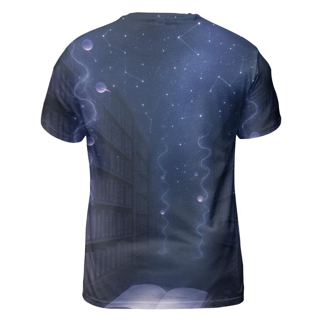 Midnight Library Constellations custom all-over print shirts