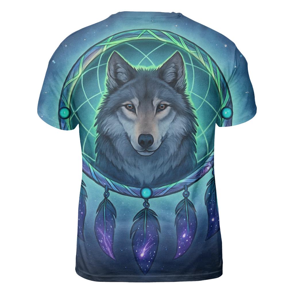 Aurora Dreamcatcher Guardian Wolf custom all-over print shirts