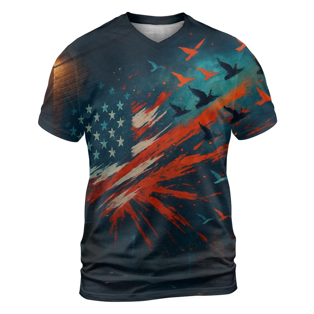 Urban Graffiti Starflight custom all-over print shirts