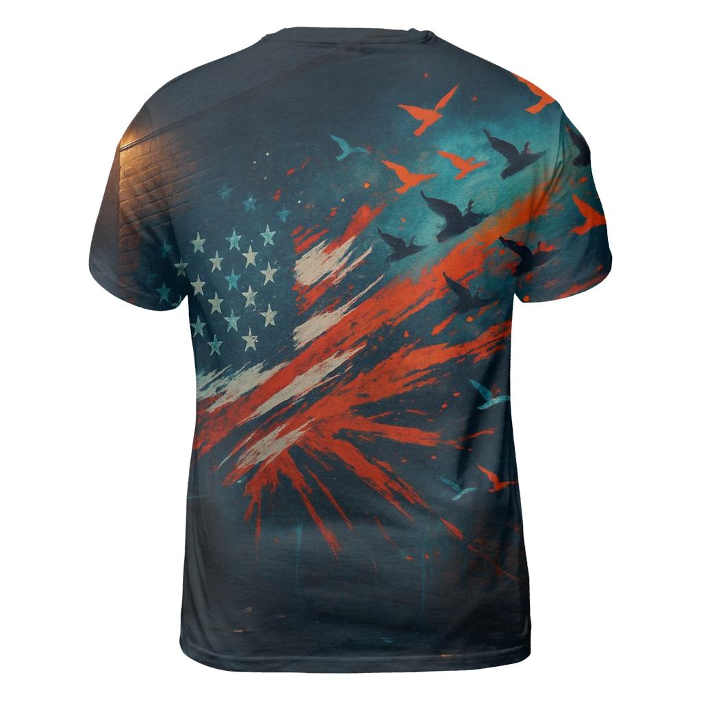 Urban Graffiti Starflight custom all-over print shirts