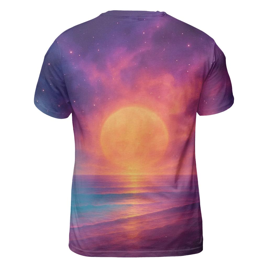 Nebula Horizon Sundown trendy printed shirt styles