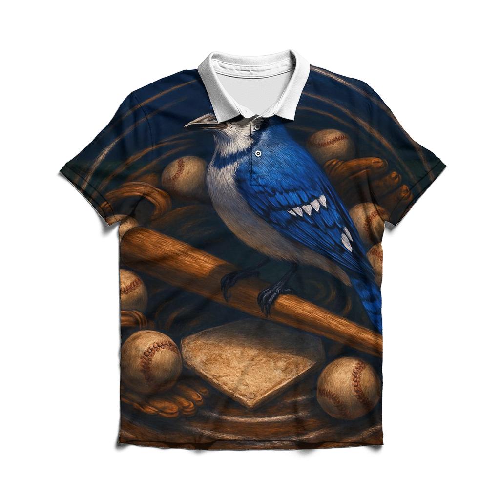 Midnight Nest Of Blue Jays Champions custom polo shirts
