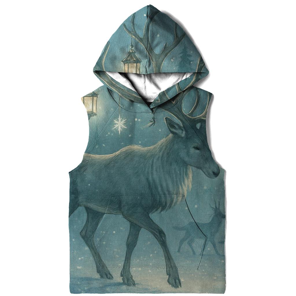 Reindeer Lantern Forest Procession hoodie styles