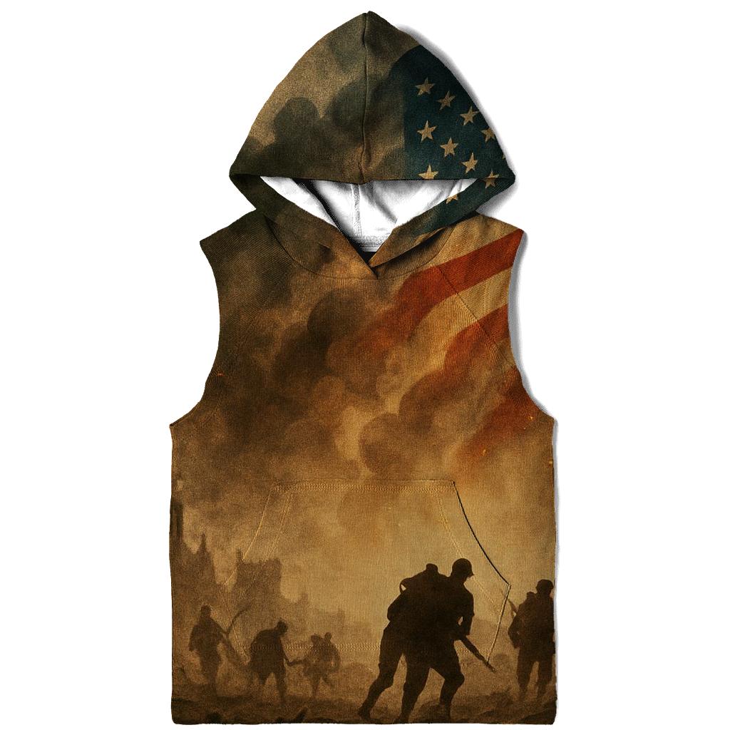 Rising From The Battlefield Ashes premium hoodies