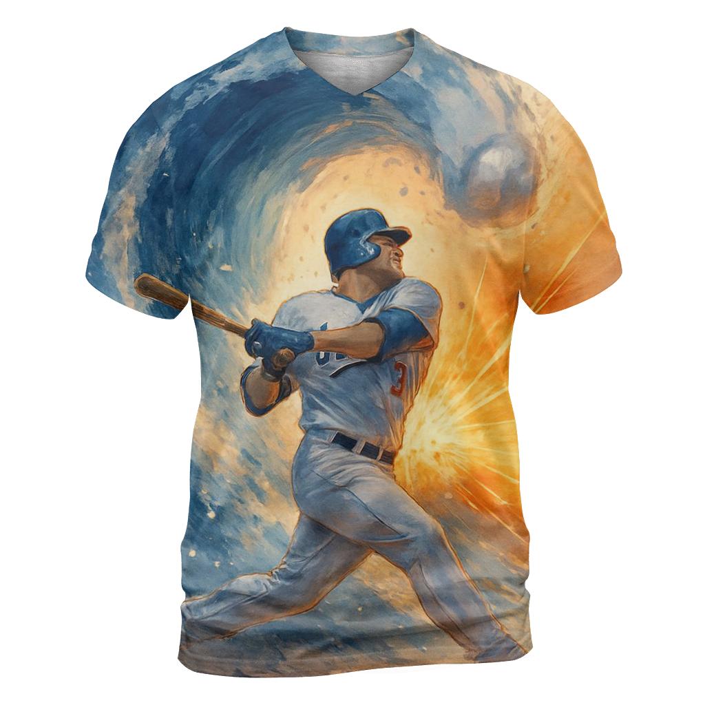 Pacific Wave Power Swing statement graphic shirts