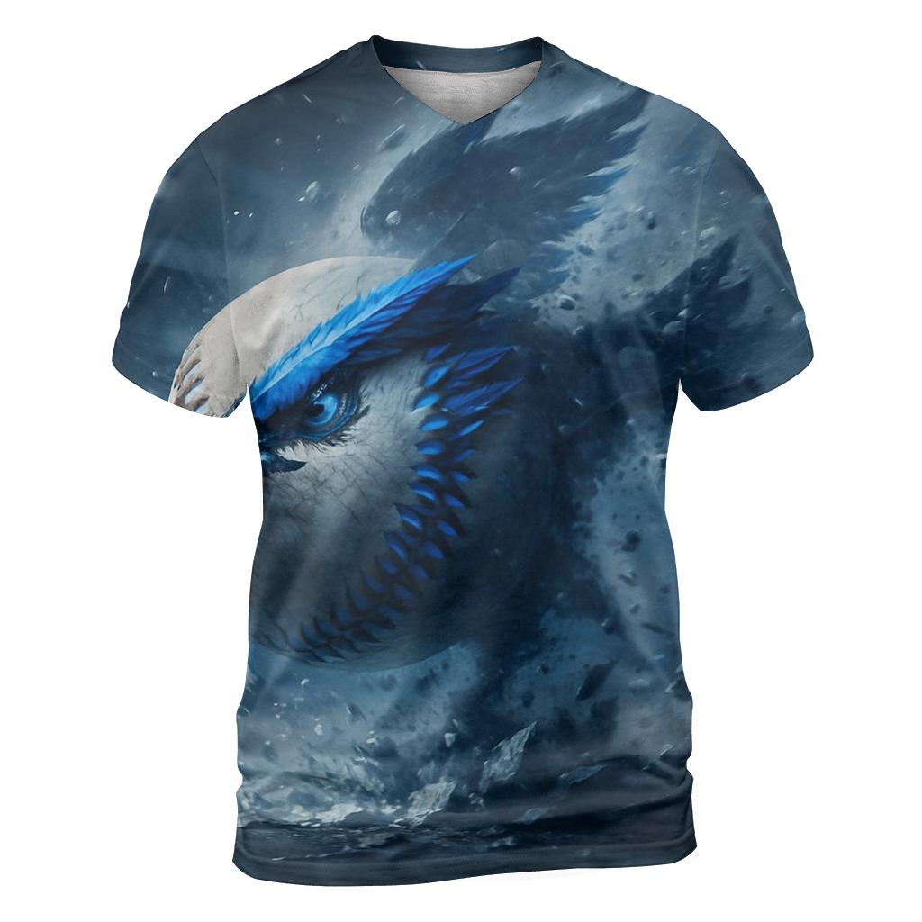 Frozen Fastball With Blue Jays Fury creative print fashion shirts
