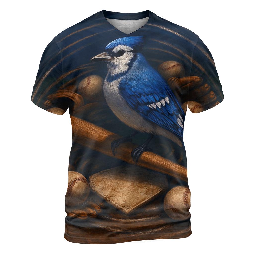 Midnight Nest Of Blue Jays Champions trendy printed shirt styles