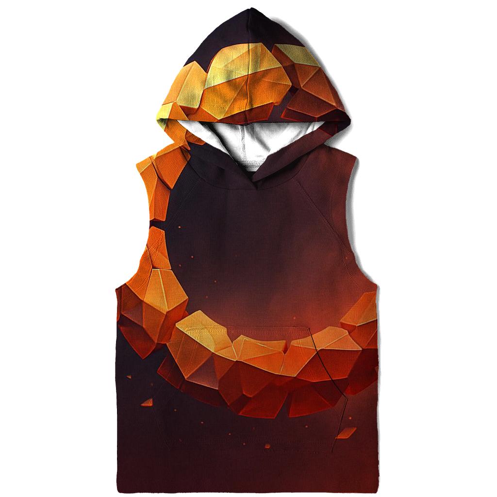 Auric Fractured Gradient Halo lightweight hoodies