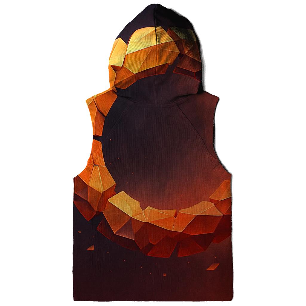 Auric Fractured Gradient Halo lightweight hoodies