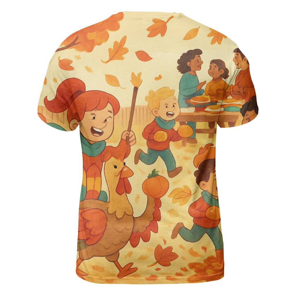 Playful Backyard Turkey Games personalized full print shirts