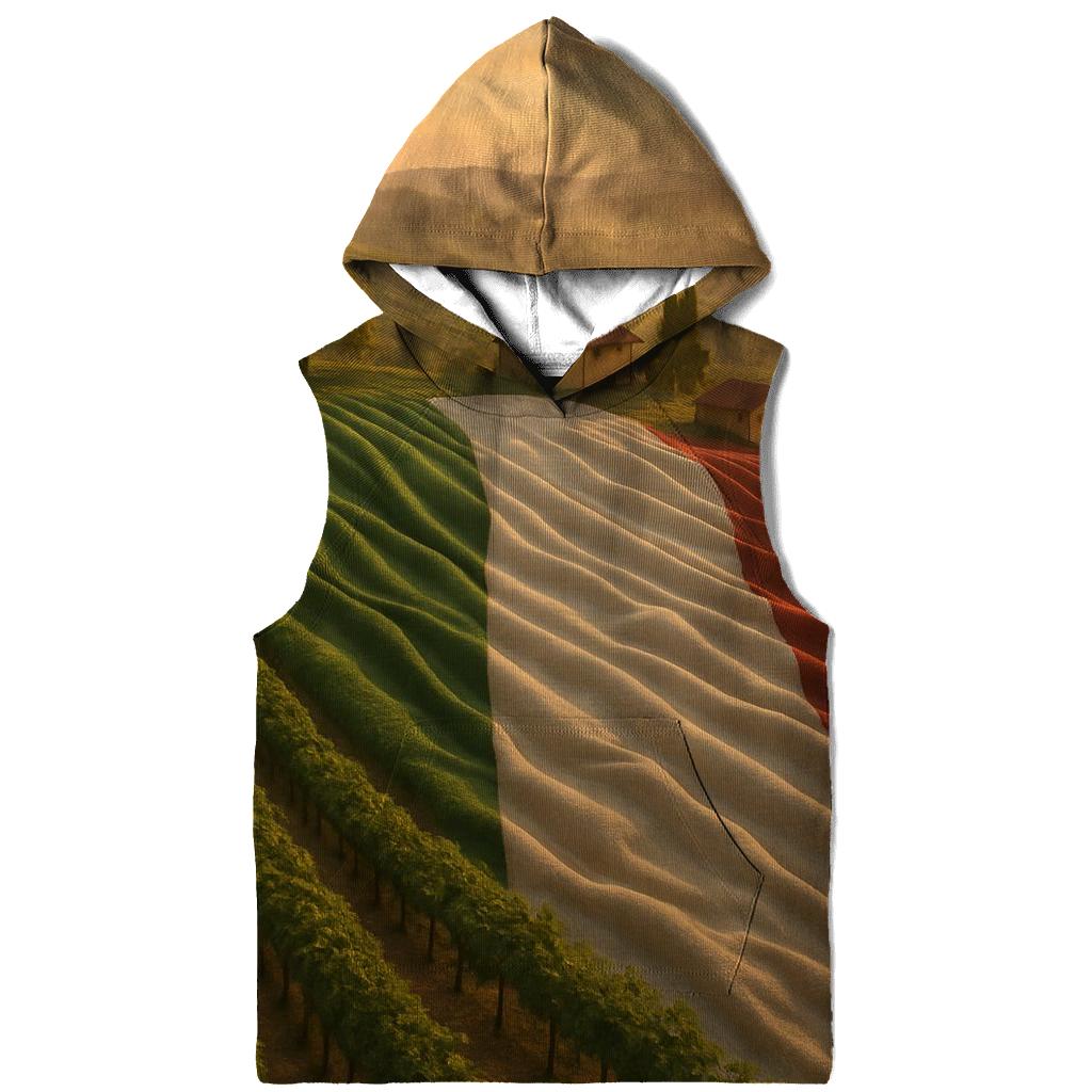 Italian Flag Vineyard Breeze premium hoodies