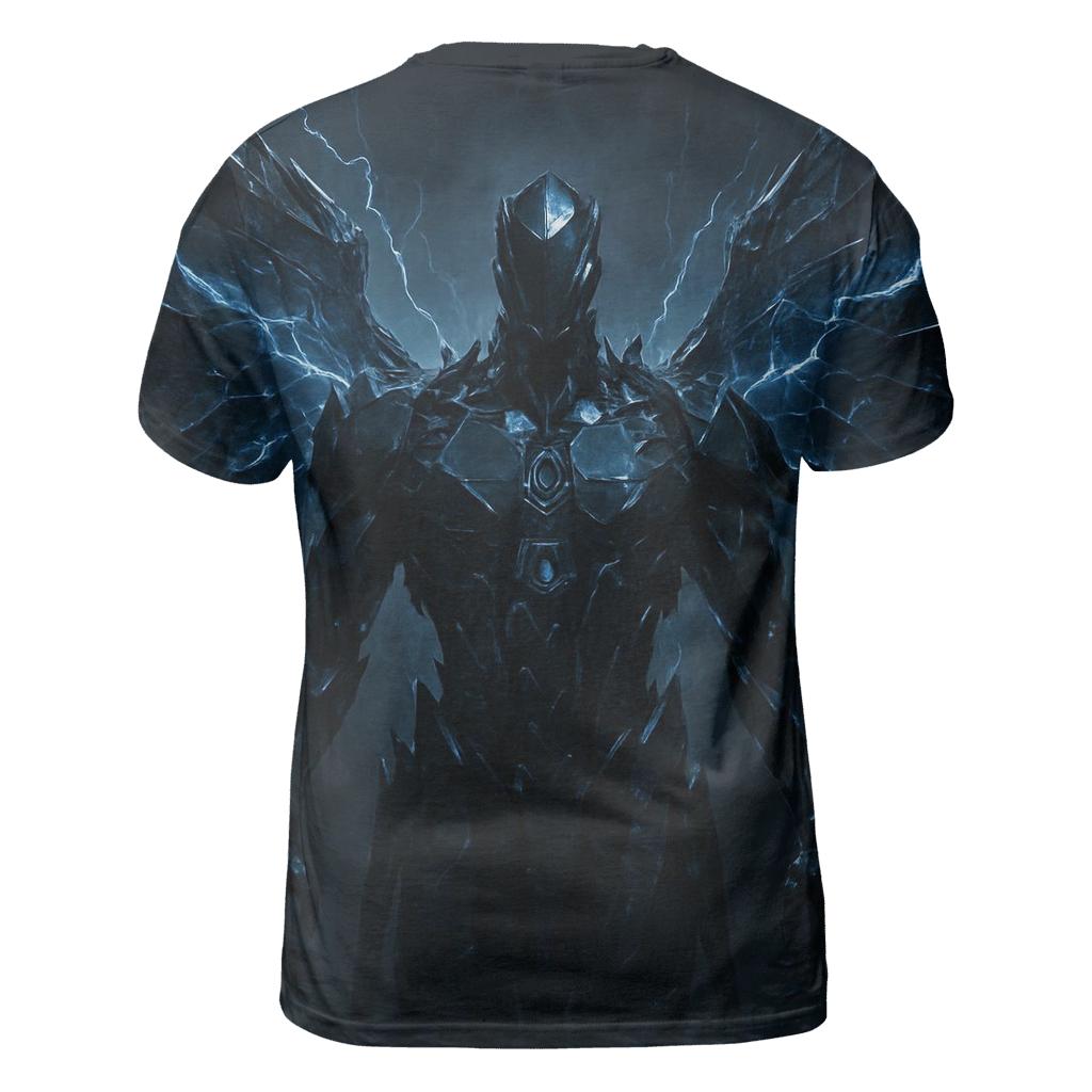 Obsidian Angel Of Static Storms designer pattern shirts