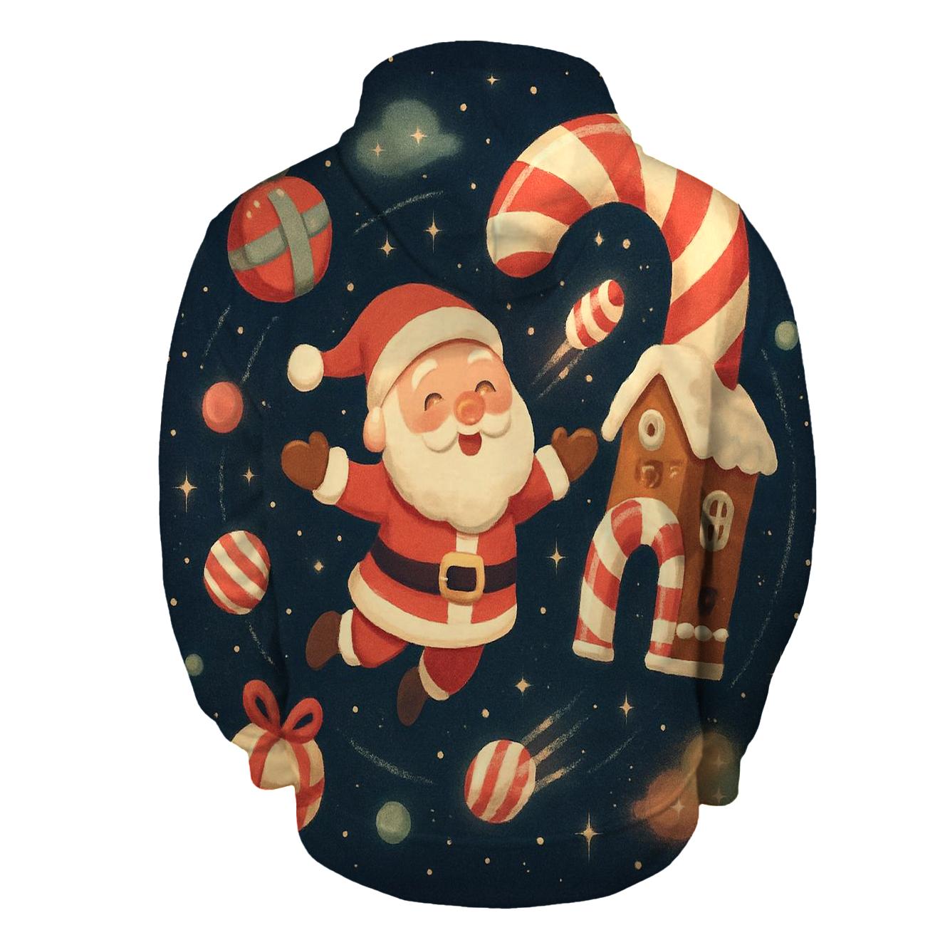 Candy Cosmos Santa Orbit premium hoodies