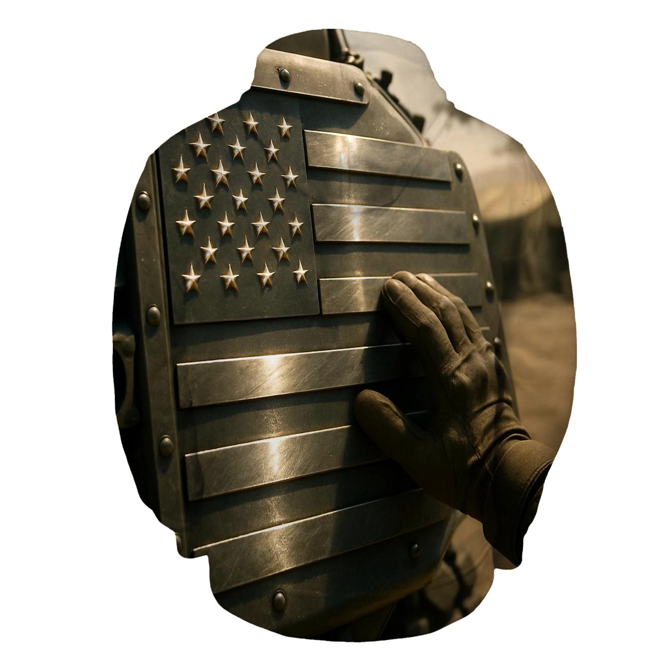 Flag Of Steel And Spirit pullover hoodies